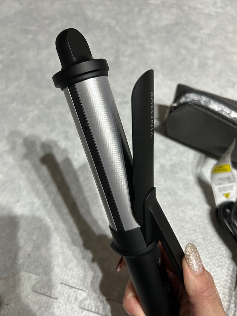 【美品】SALONIA スムースシャイン カールヘアアイロン