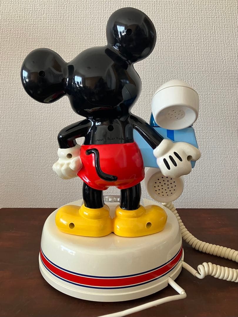 昭和レトロ　ミッキーマウス電話機（DK641 A1）　日本電信電話公社型式認定品