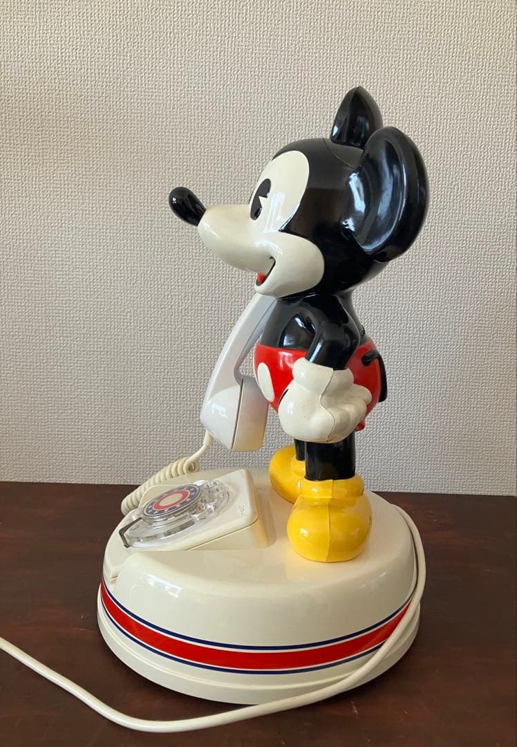 昭和レトロ　ミッキーマウス電話機（DK641 A1）　日本電信電話公社型式認定品