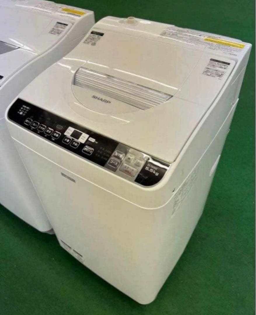 2017年式 5.5kg 3.5kg SHARP 洗濯機 ES-TX5SC-W