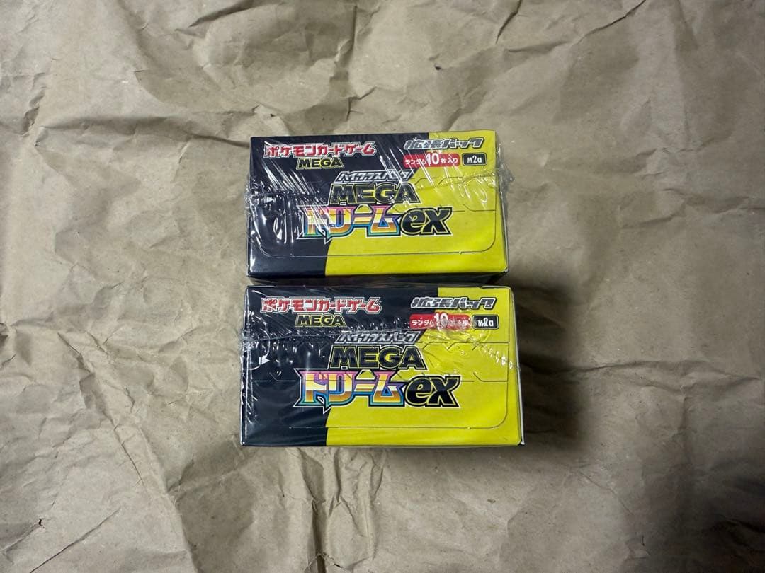 MEGAドリームex　2BOXシュリンク付き未開封 ポケモンカード