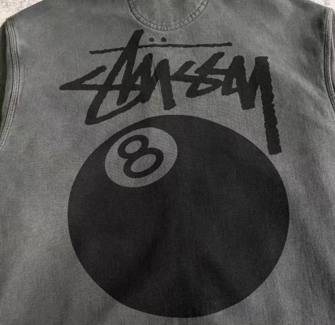 Stussy 8ボールデザイン ブラック パーカー M
