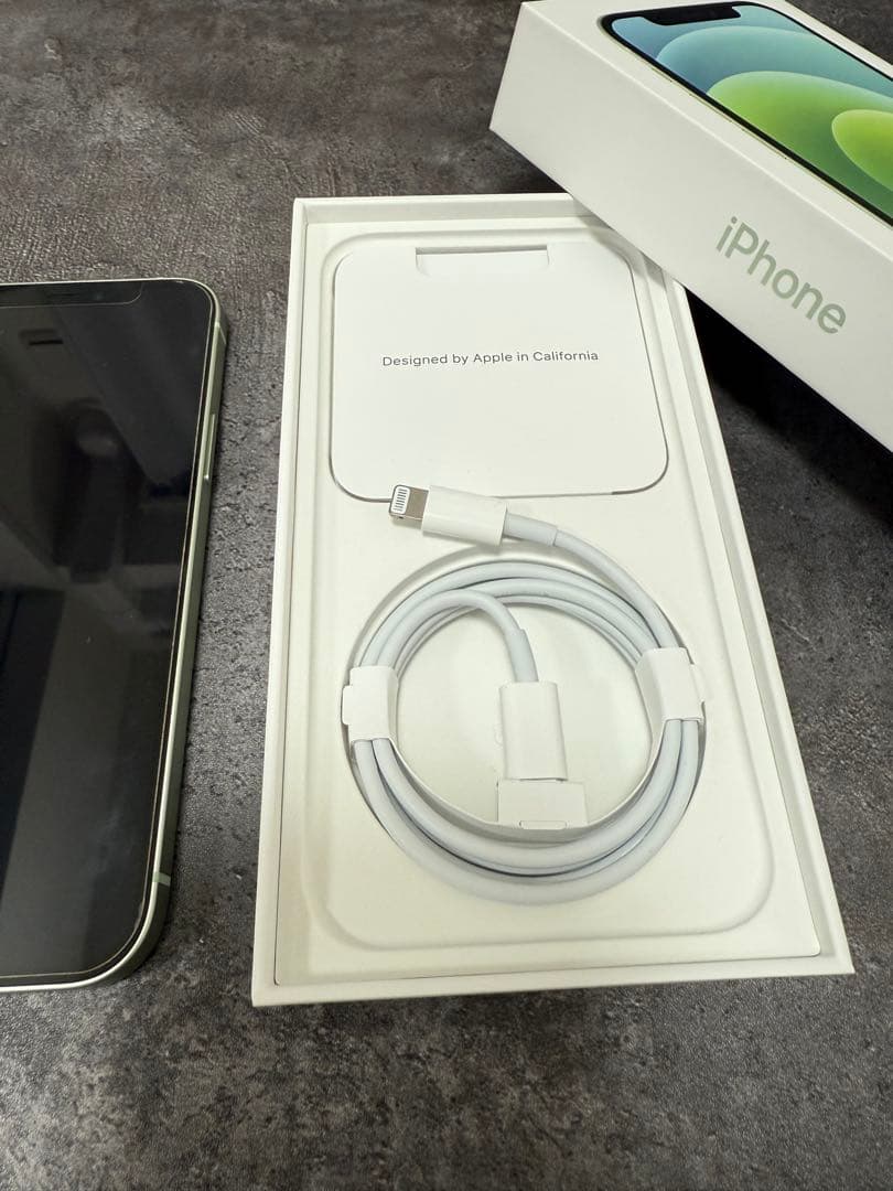 iPhone12 256GB グリーン SIMフリー 美品 箱あり