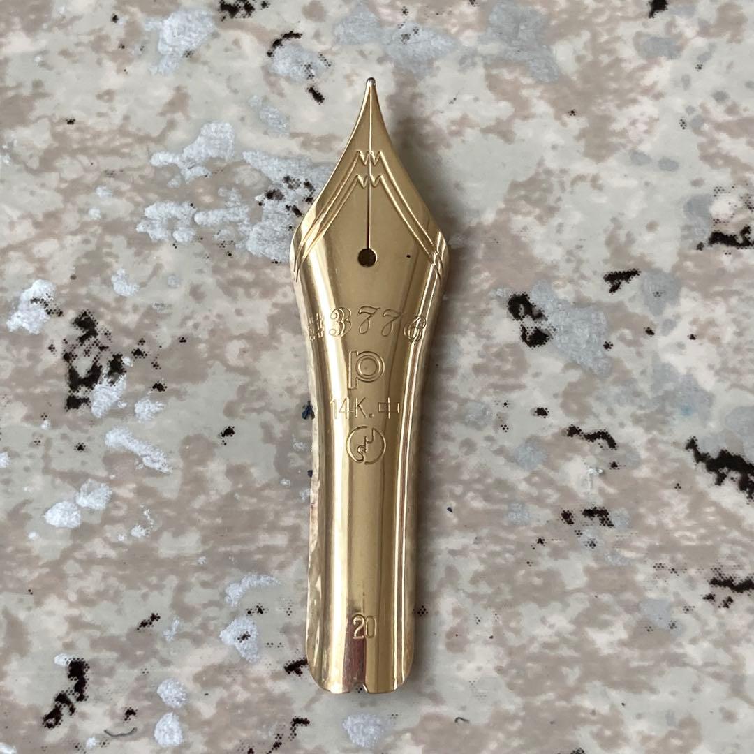 #299 未使用品 万年筆 PLATINUMプラチナ 3776 14k