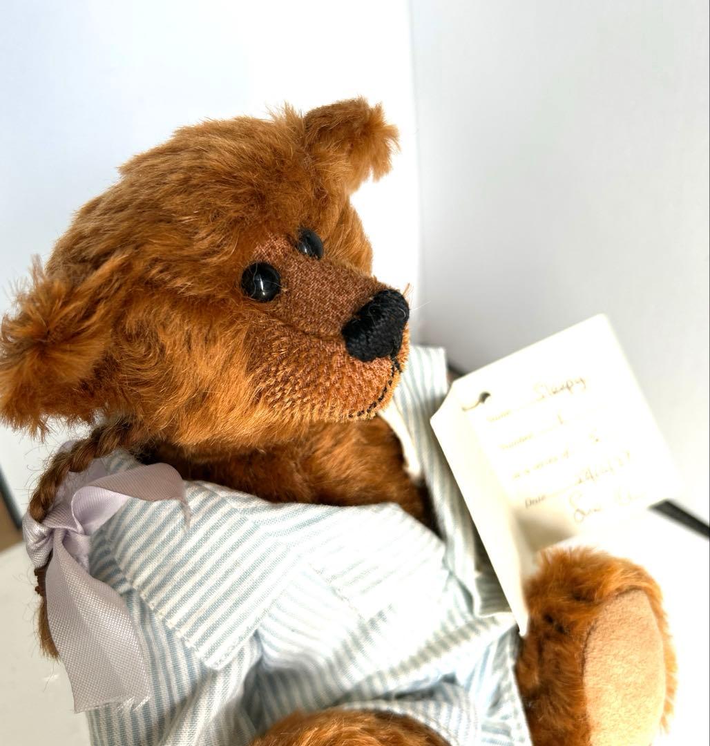 ヴィンテージ　英国テディベア作家　スー￼•クインの作品￼ Sleepy ￼￼