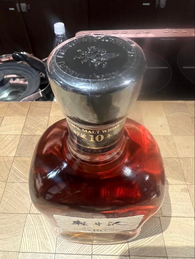 軽井沢 貯蔵10年 100％モルトウイスキー 700ml／未開封／箱付き