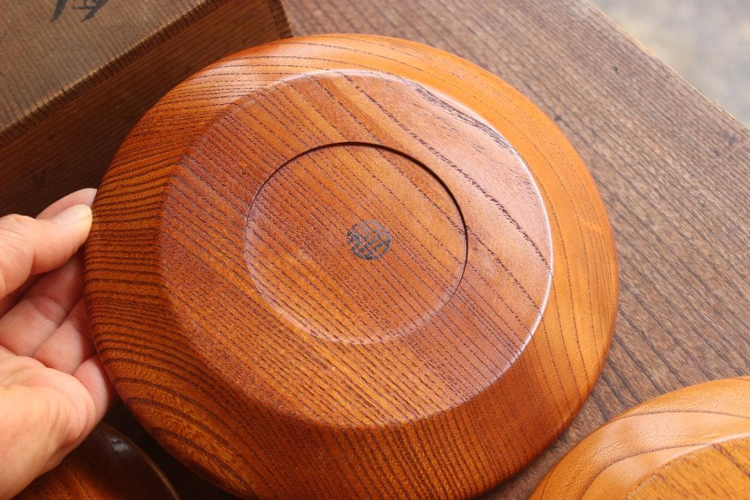 時代逸品！山元春挙竹内栖鳳ら四条派重鎮による合作菓子盆5点（検京塗菓子皿茶道具