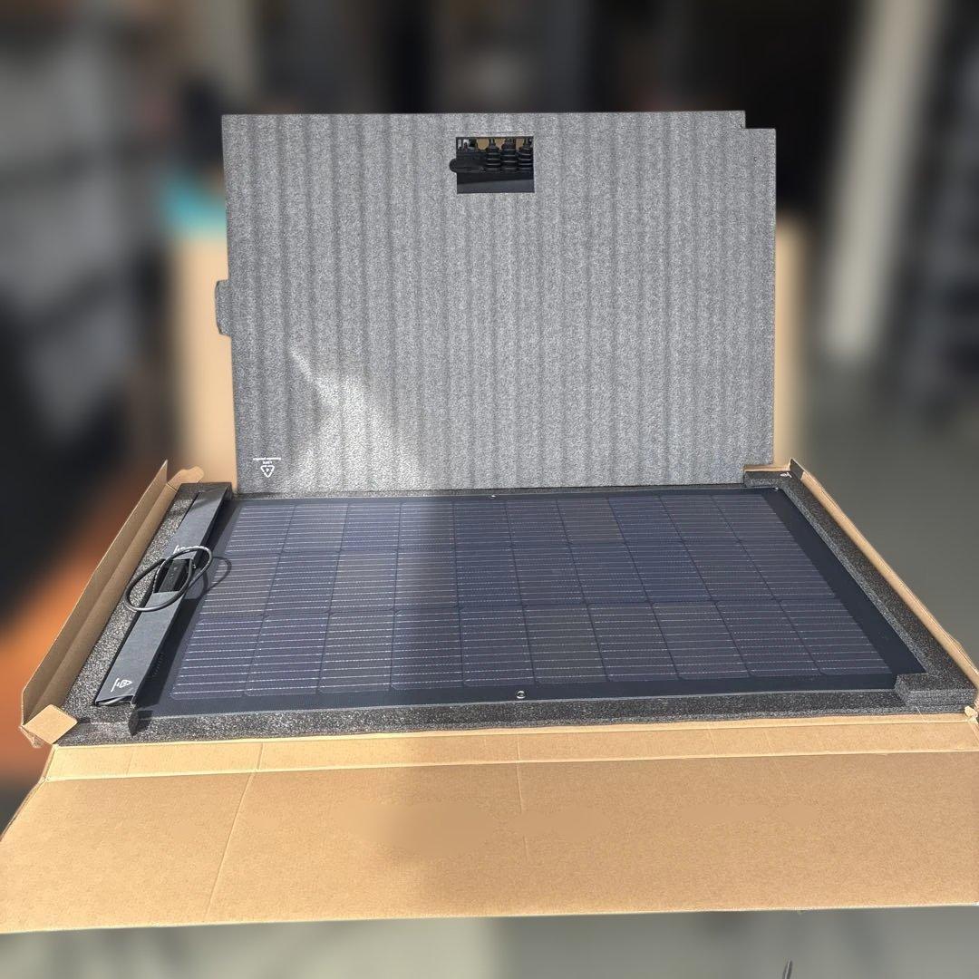 EcoFlow 100W 据置型 ソーラーパネル (柔性) エコフロー