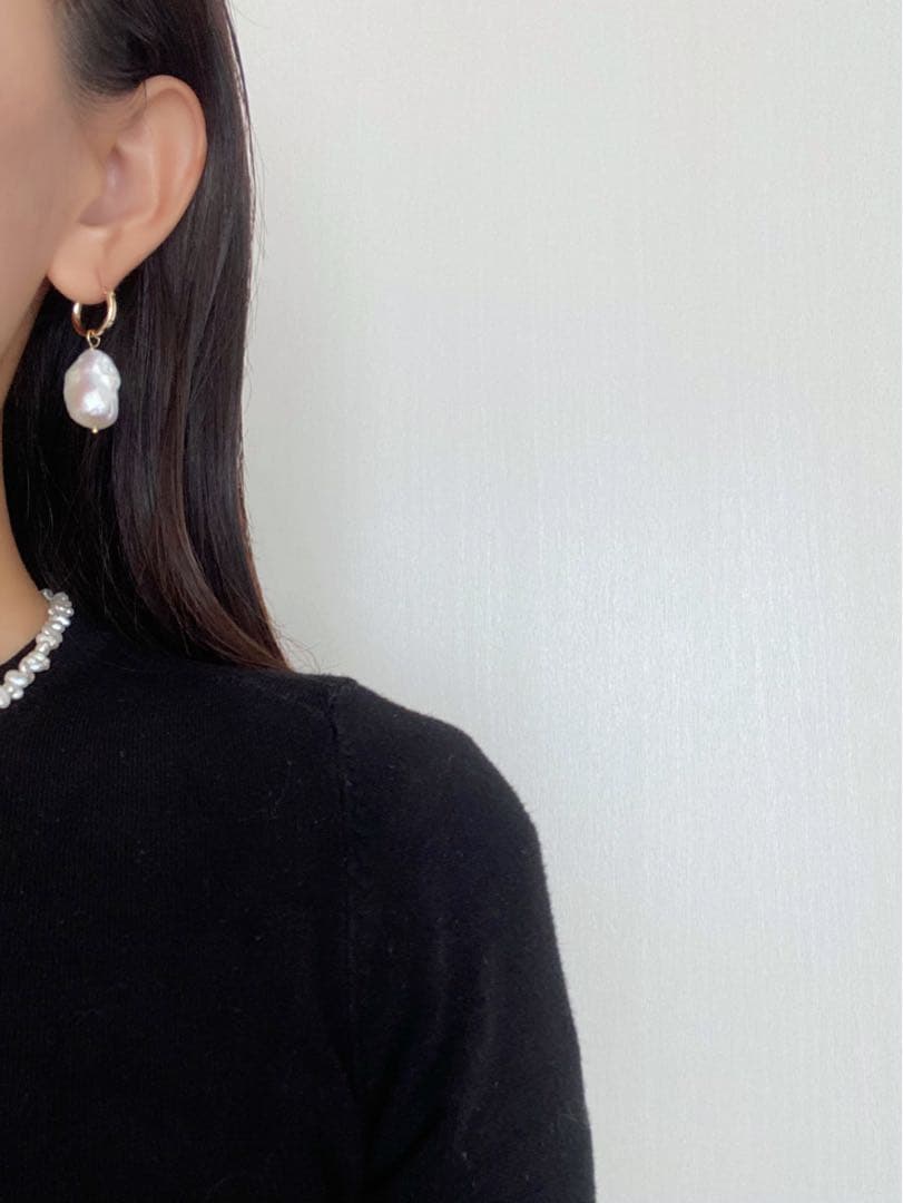 バロックフープピアス