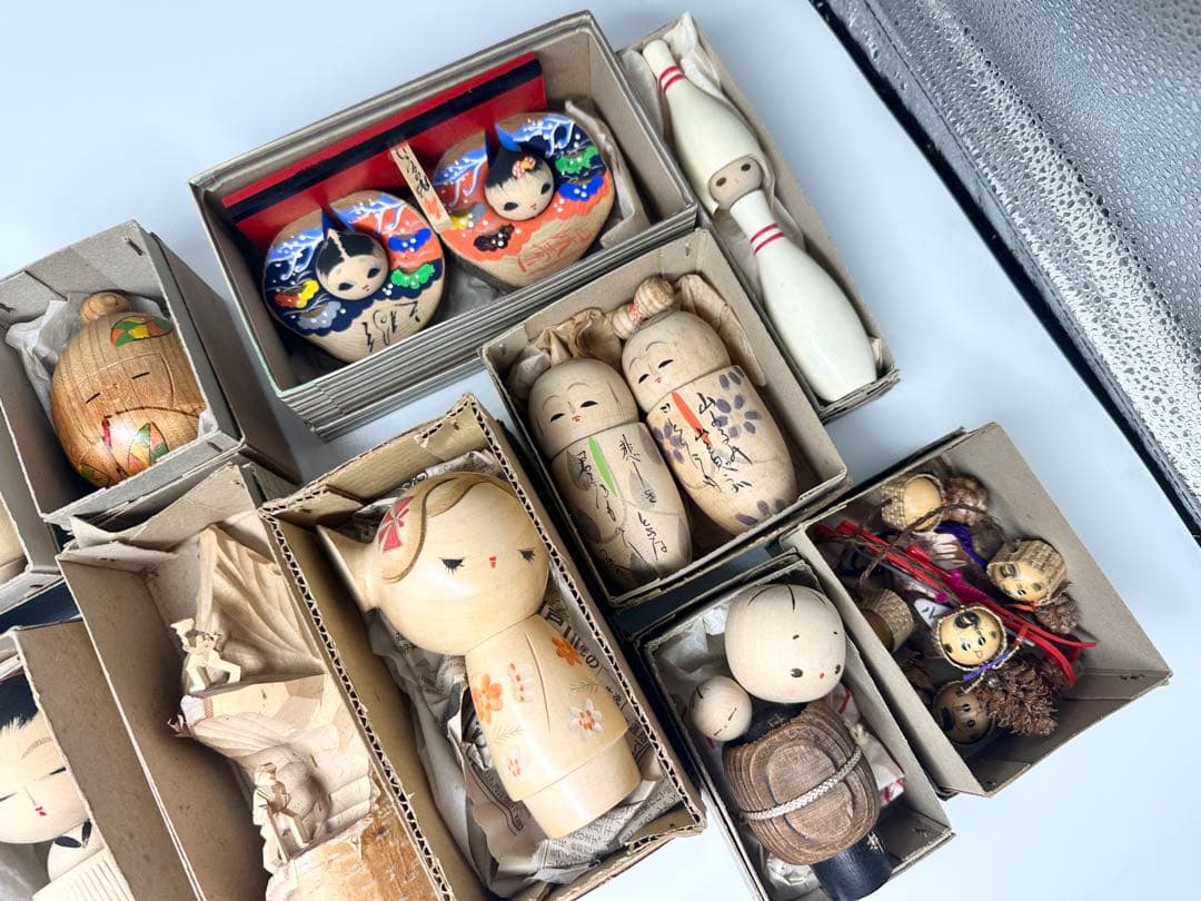木製こけし人形セット