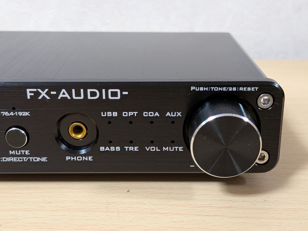 FX-AUDIO　デジタルアンプ　D302J＋　ACアダプター付き美品ですが!?