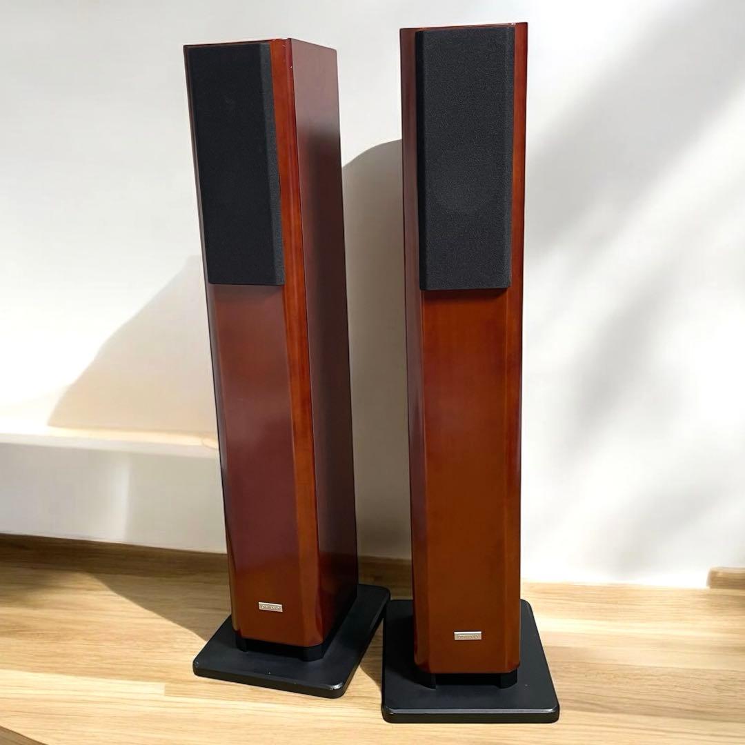 ONKYO オンキヨー D-308E フロントスピーカー ペア リアルウッド突板
