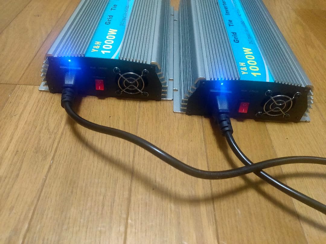 グリッドタイインバーター 1000W ジャンク 2台