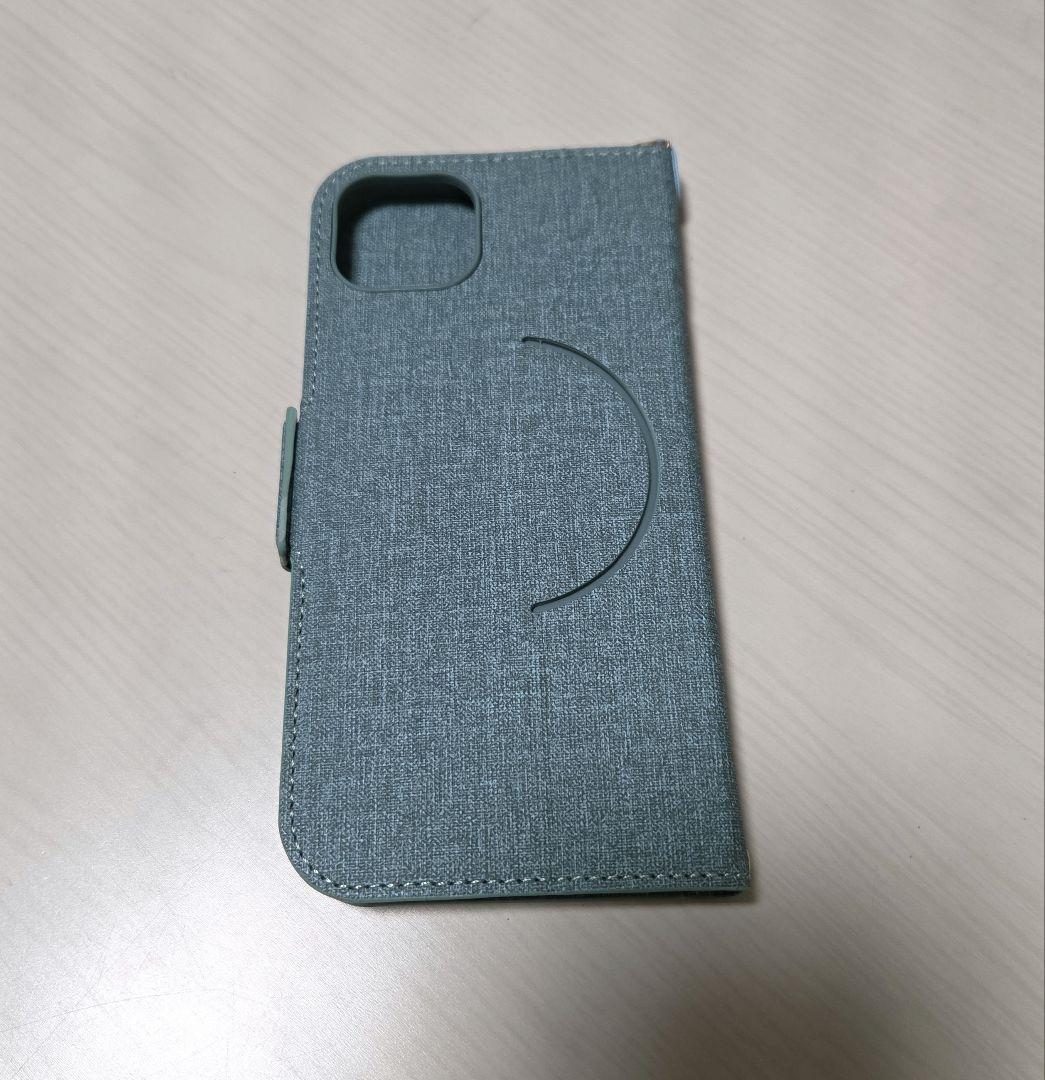 ✨iPhone 14 Pro MAX スマホケース 手帳型 ミントグリーン