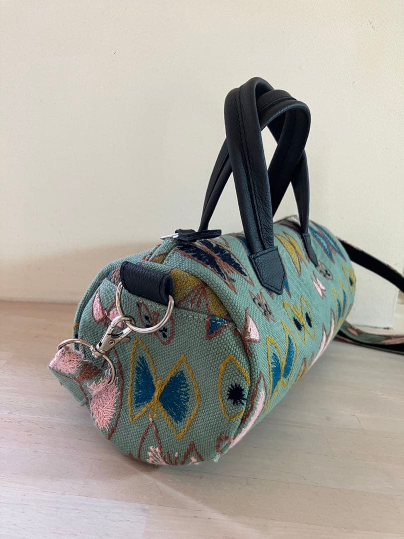 sky flowerロールボストン　ハンドメイド　ミナペルホネン