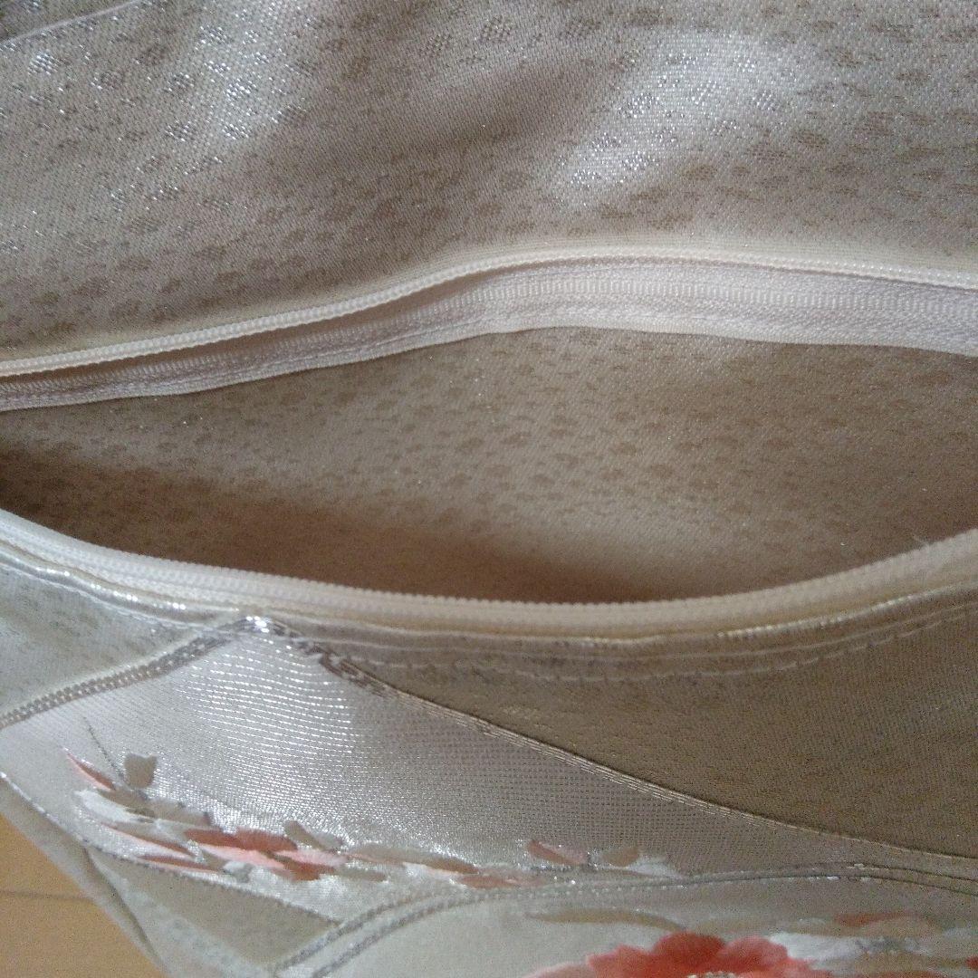 (パンドラ)帯リメイク両面ファスナーポケット付き大きめバッグ2点