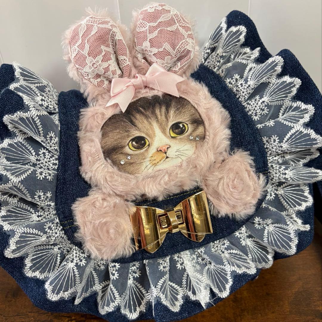 コヤンイサムチョン♡フリルバッグ♡ショルダーバッグ♡デニムリメイク♡ハンドメイド