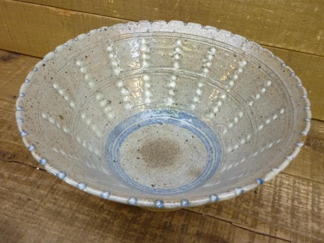 未使用品 創作陶芸 大鉢 太勢窯 日良中弥 焼き物 伝統工芸品 雅陶