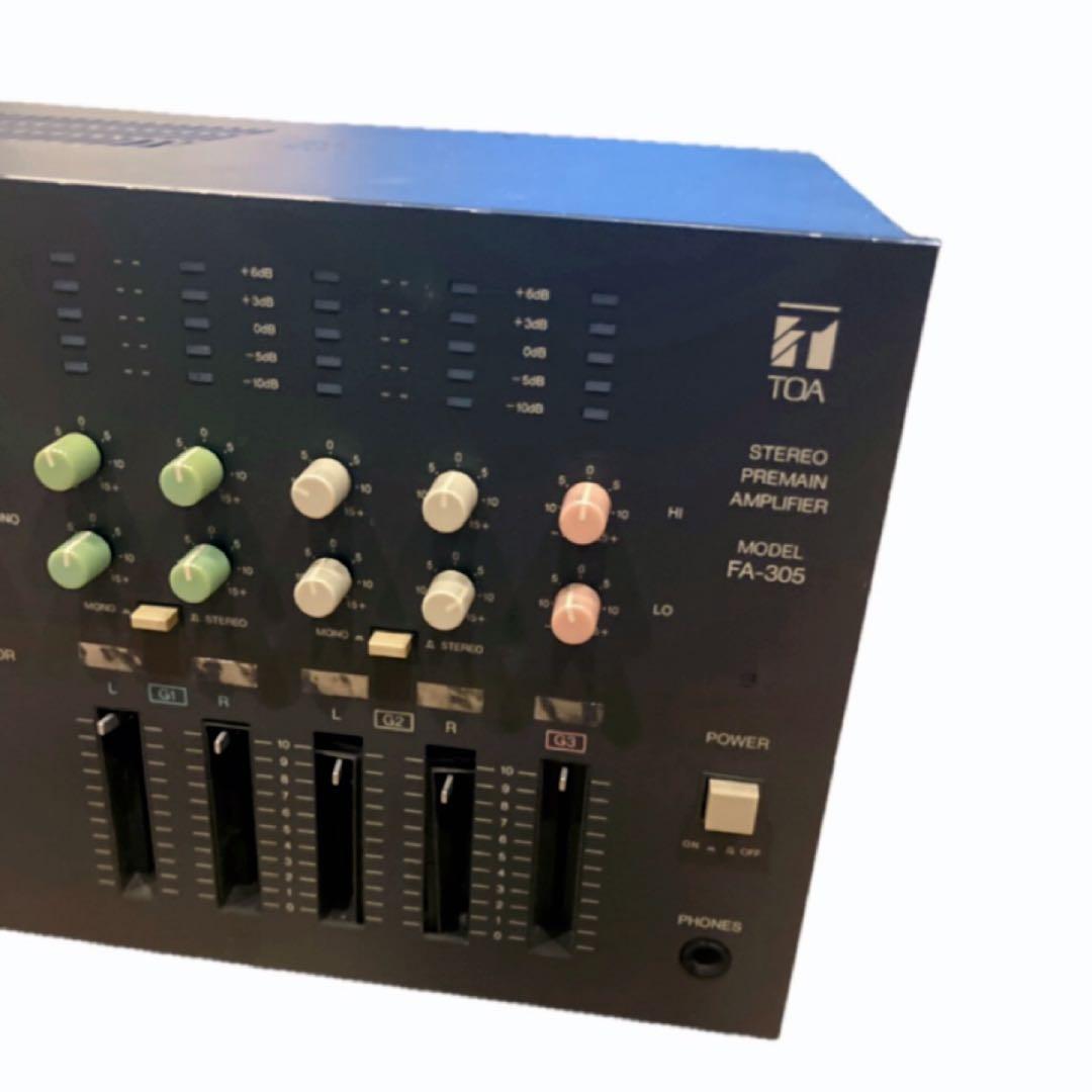 TOA FA-305マルチサウンドアンプ　完動品(1995年頃) 早い者勝ち