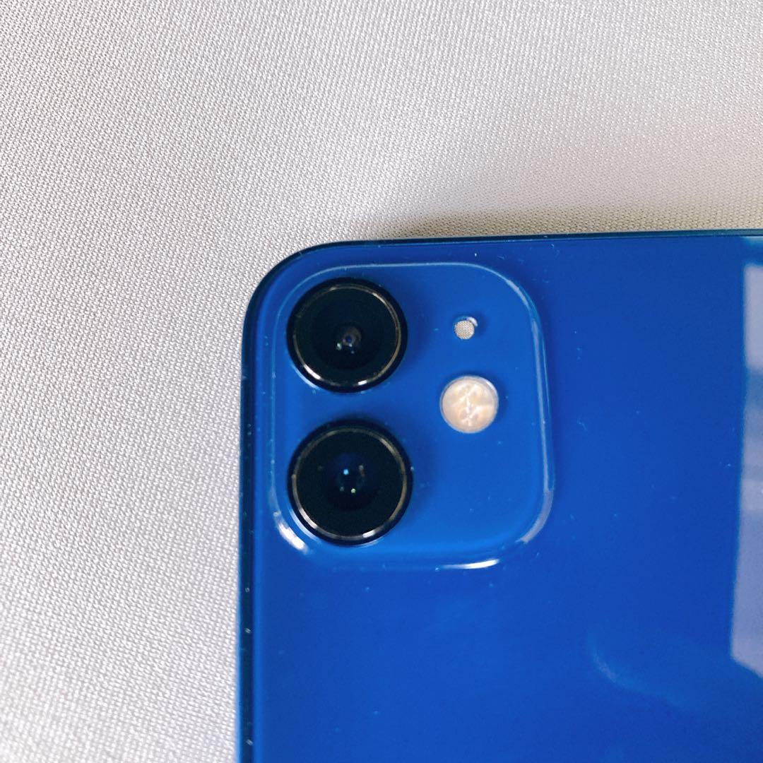 iPhone12mini 64GB ブルー アイフォン ガラスフィルム付き