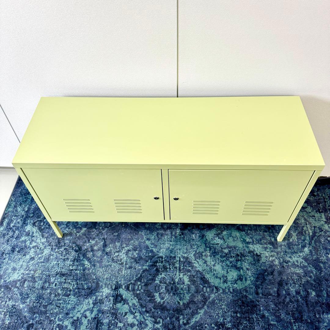 ★廃盤商品【美品/都内無料配送】IKEA PS キャビネット ライトグリーン