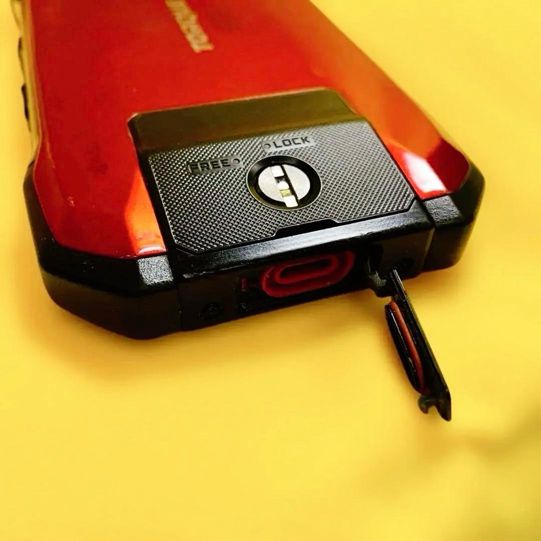 【ジャンク品】　TORQUE 耐衝撃スマートフォン レッド　 色は綺麗