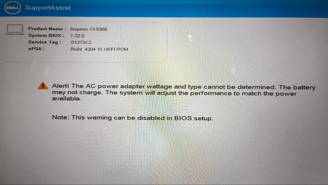 Dell P69 G001　中古ノートパソコン　ジャンク