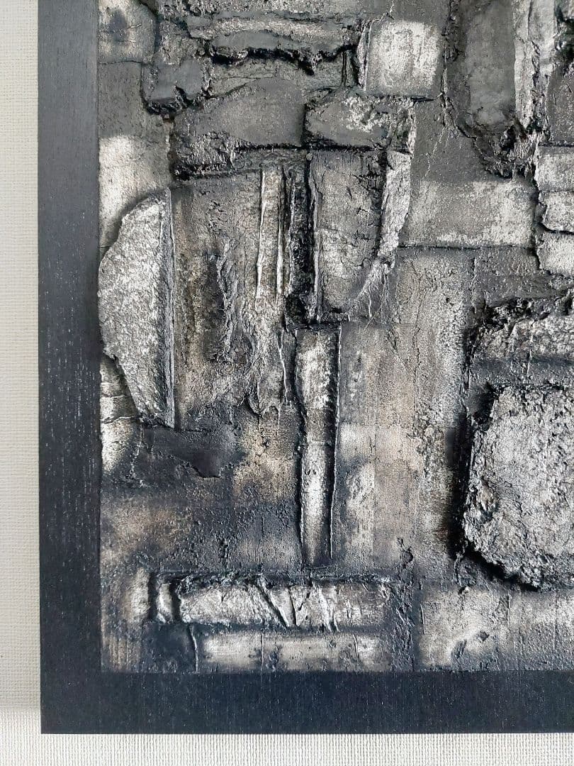 テクスチャーアート★≒60×42×3㎝　　抽象画 現代アート　インテリア