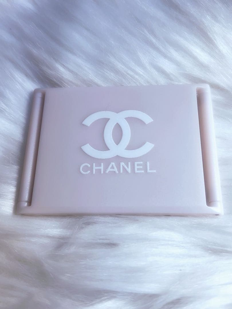 ✨CHANEL 桜ピンク 三面ミラー（拡大鏡付き）ノベルティ・非売品・希少レア✨