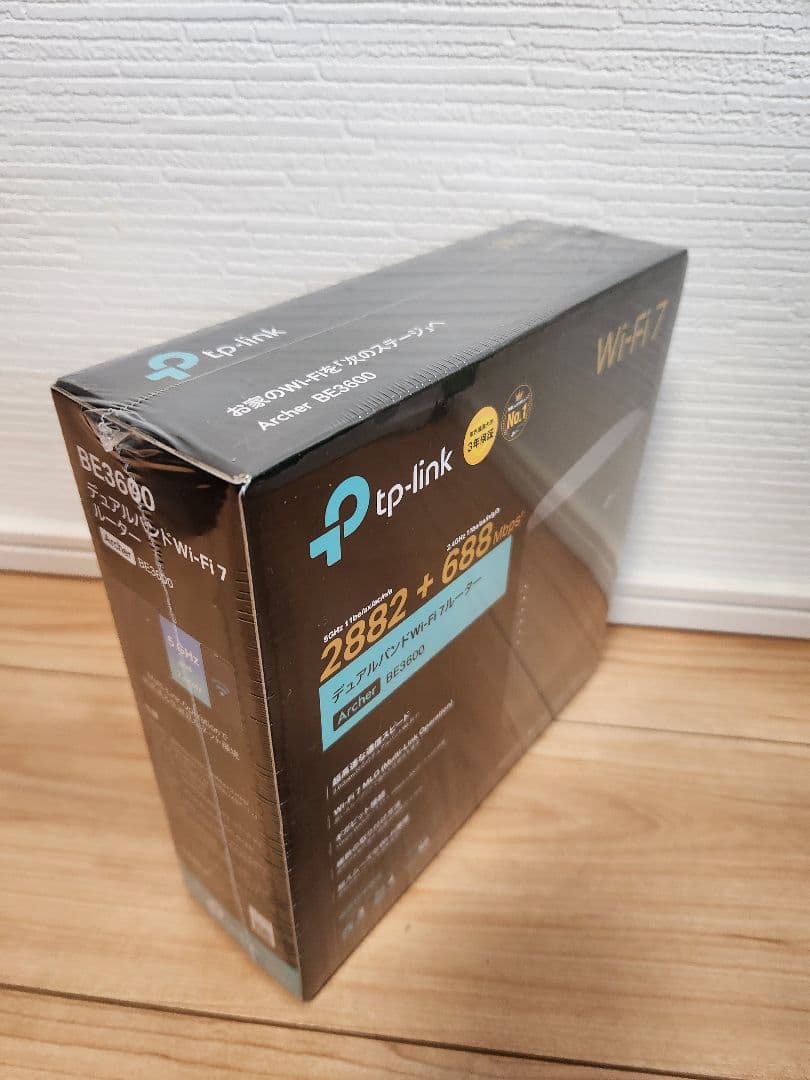 (新品未開封)TP-Link Archer BE3600 Wi-Fi 7ルーター