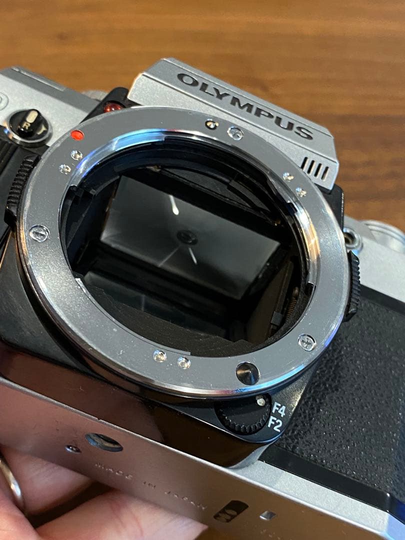 OLYMPUS OM-30 フィルム一眼レフ　コシナ　35-70 マクロレンズ付