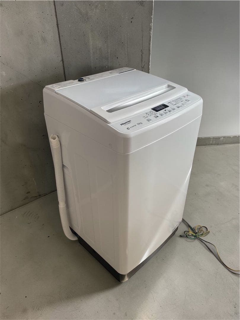 Hisense 縦型洗濯機 8kg ホワイト
