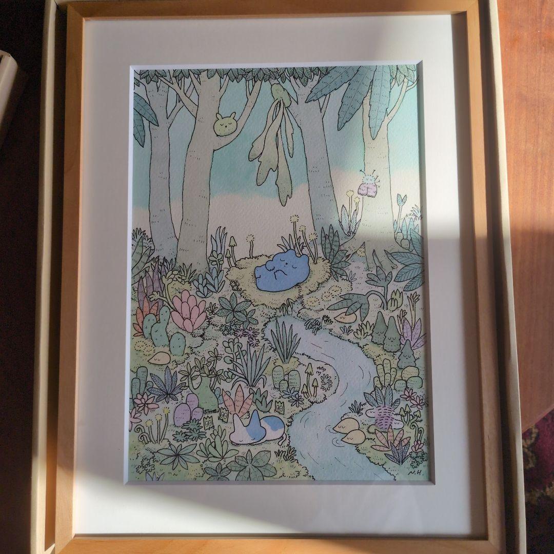 ヒダカナオト　個展　原画　5点セット