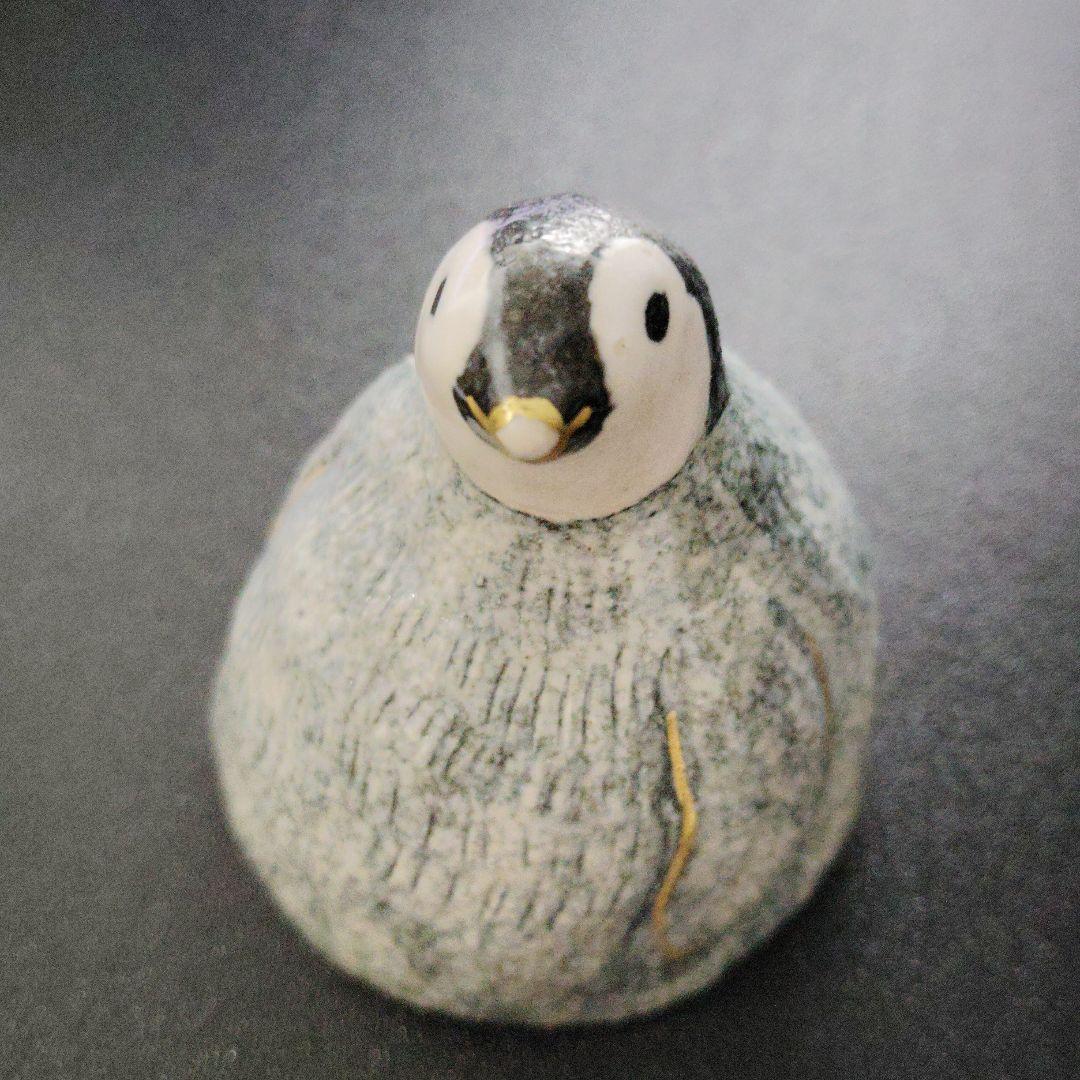 【美品】こまつか 苗さん　コウテイヒナ べく杯 ペンギン 陶器