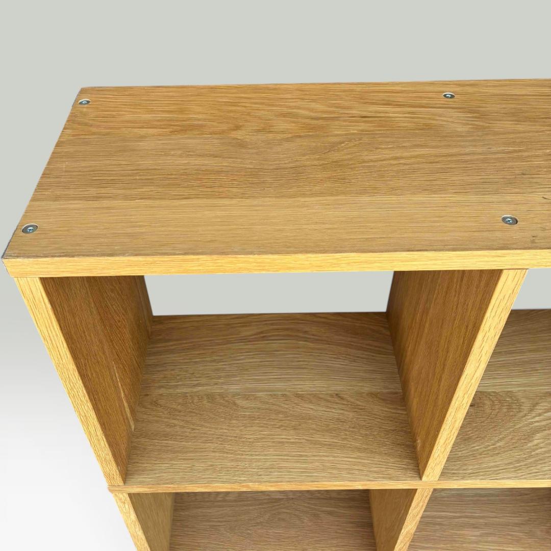 美品　無印良品　スタッキングシェルフ 3段・2列　オーク MUJI 北欧
