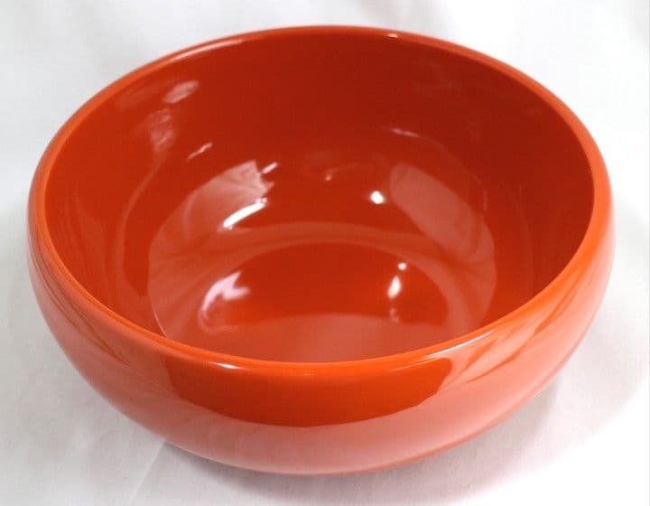 【新品】山中漆器 本うるし塗り 飛鳥鉢　8.0 アスカボール　朱のうつわ　箱付き