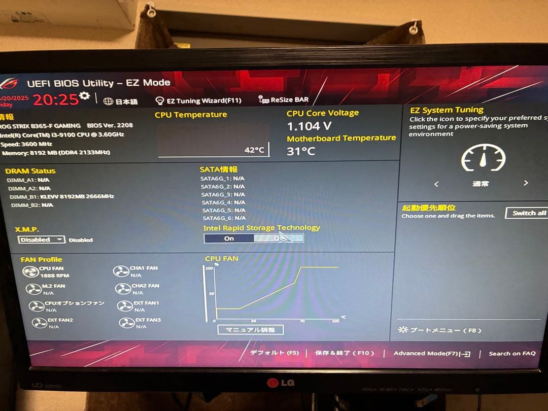 マザーボード strix b365-f gaming lga1151