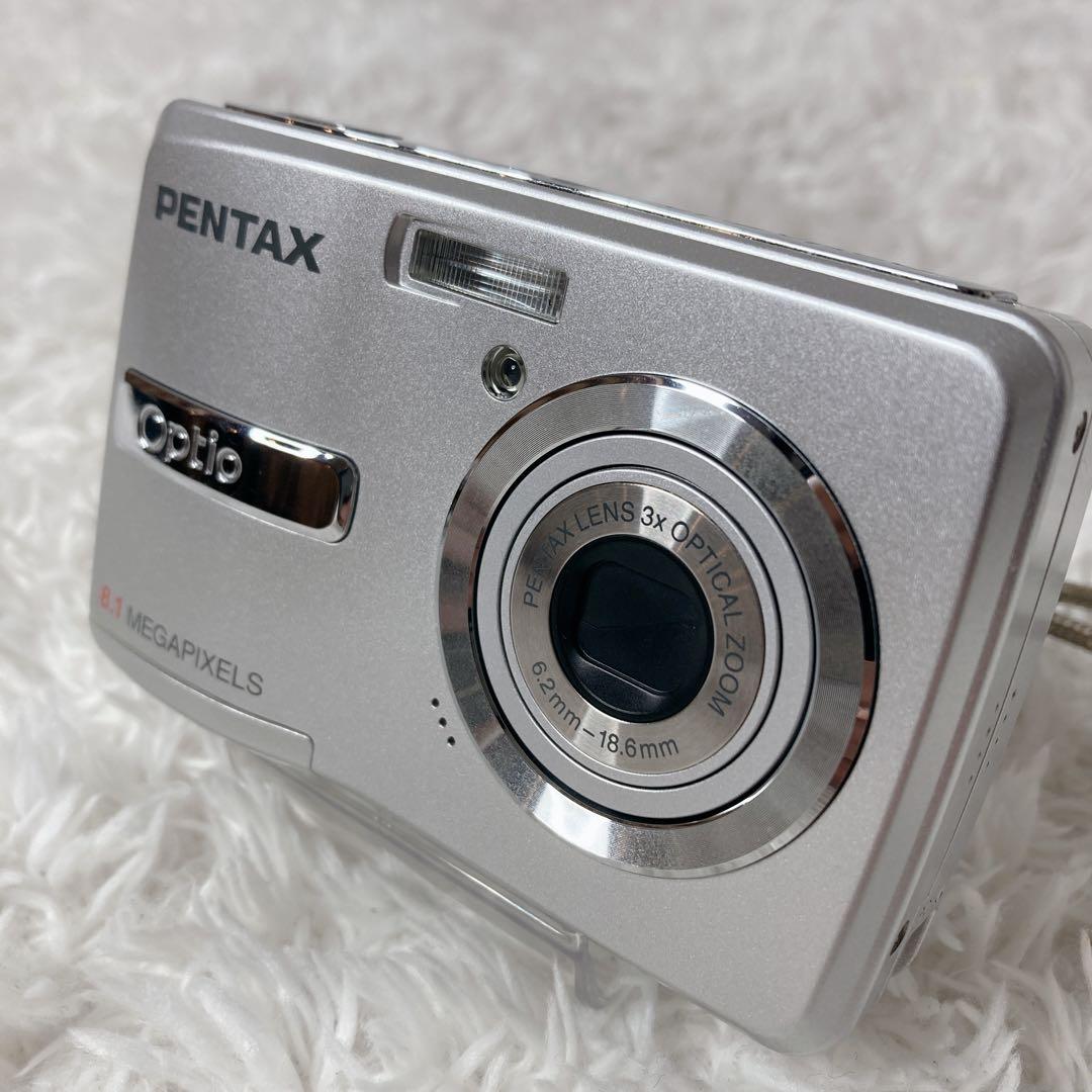 【希少】PENTAX Optio E40 デジカメ 動作確認済 単三電池