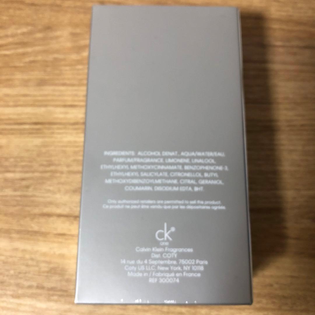 カルバンクライン　シーケーワン　プラチナ　オードトワレ　EDT SP 100ml