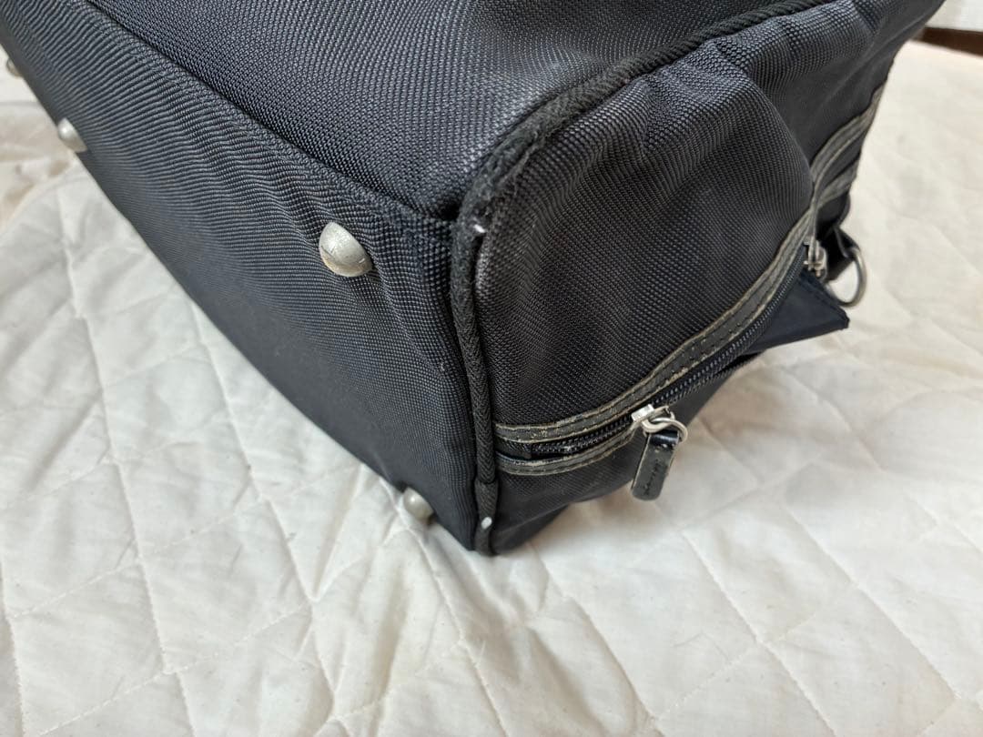 【中古】BURBERRY GOLF ボストンバッグ ブラック　旅行　大容量