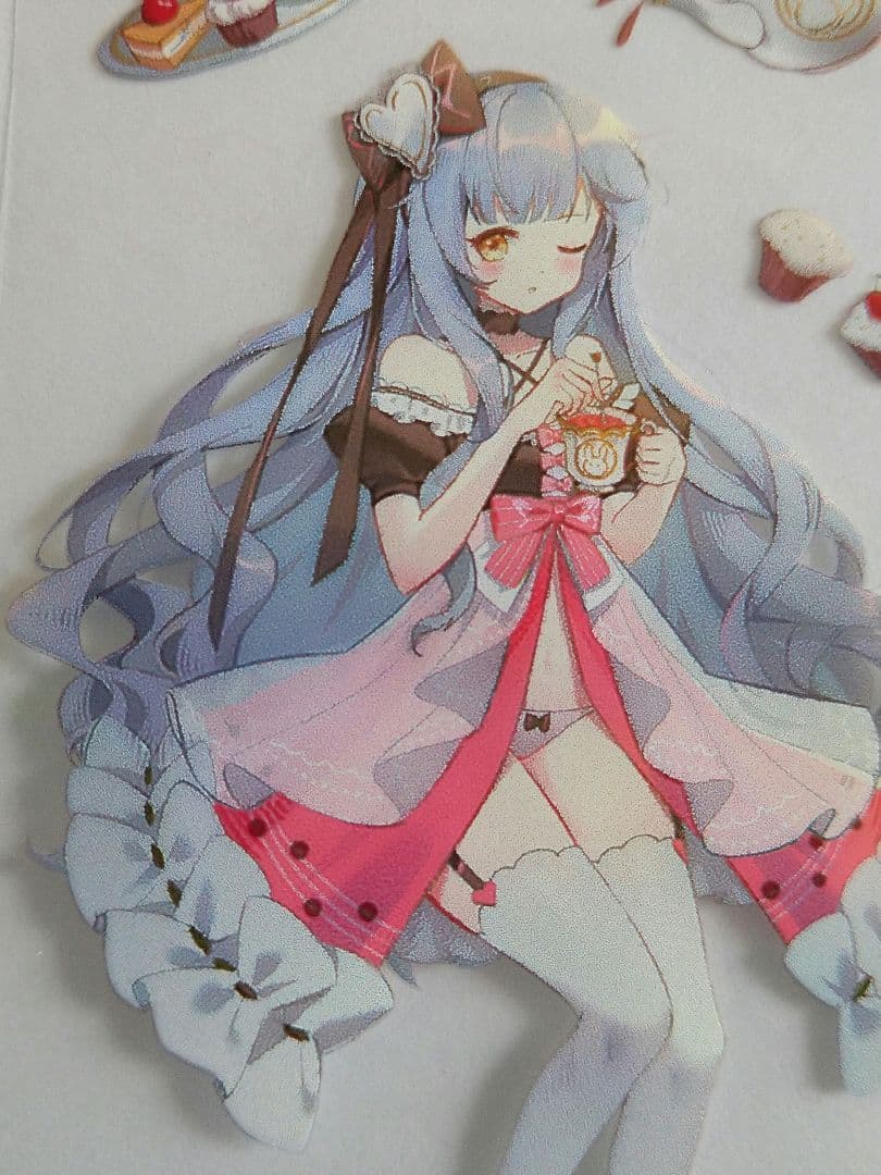 ☆のこり２☆J109＃午茶时间(PET)アリス茶会切り売り海外人物マステ女の子