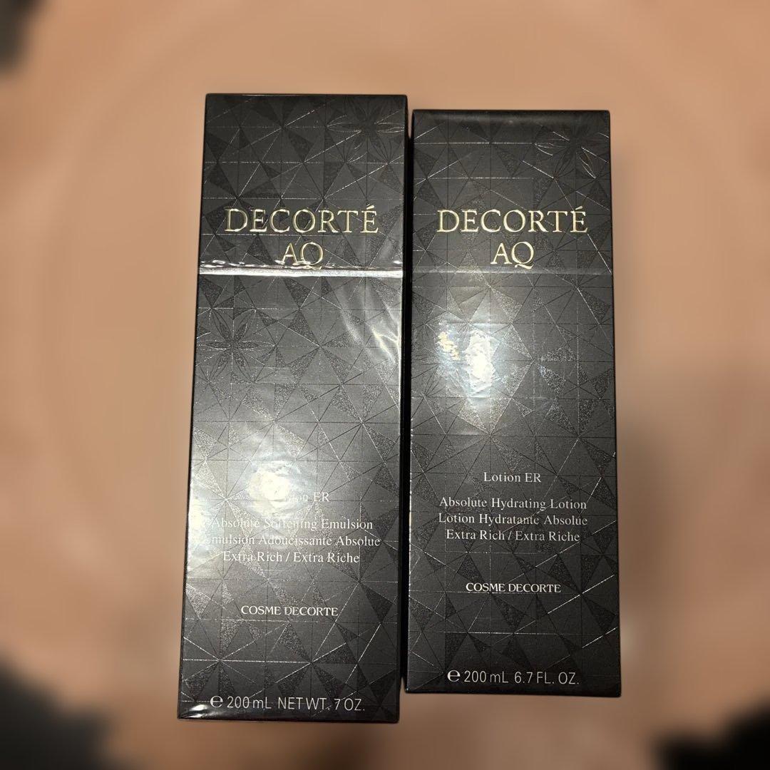 DECORTÉ AQ 化粧水　乳液　セット しっとりタイプ　エクストラリッチ