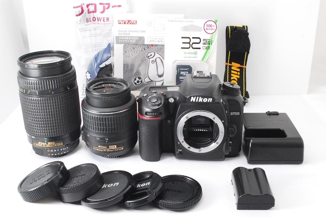 Nikon D7500❤️Wi-Fi&4K動画❤️美品　一眼レフカメラ　スマホ転送