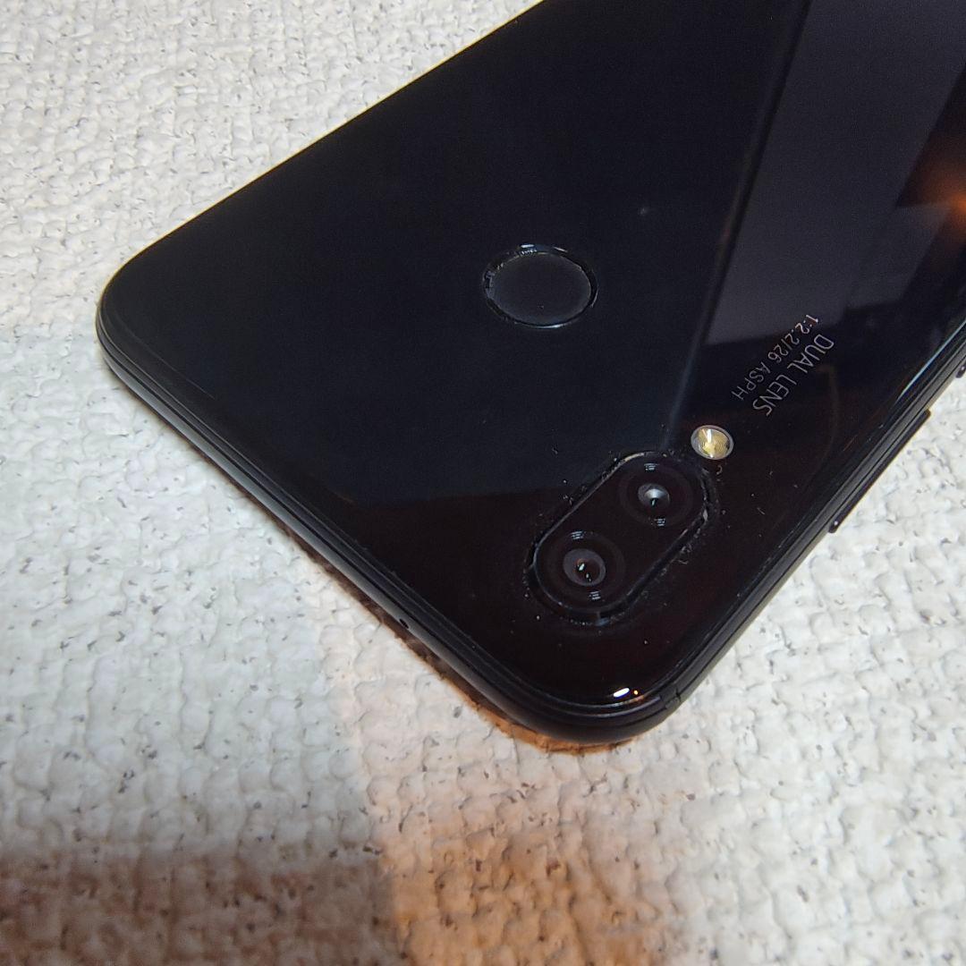美品：HUAWEI P20 Lite ブラック