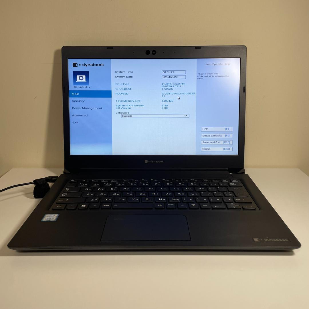 ★訳アリ・格安★M.2 SSD256GB 8世代i5 ダイナブックS73 B19
