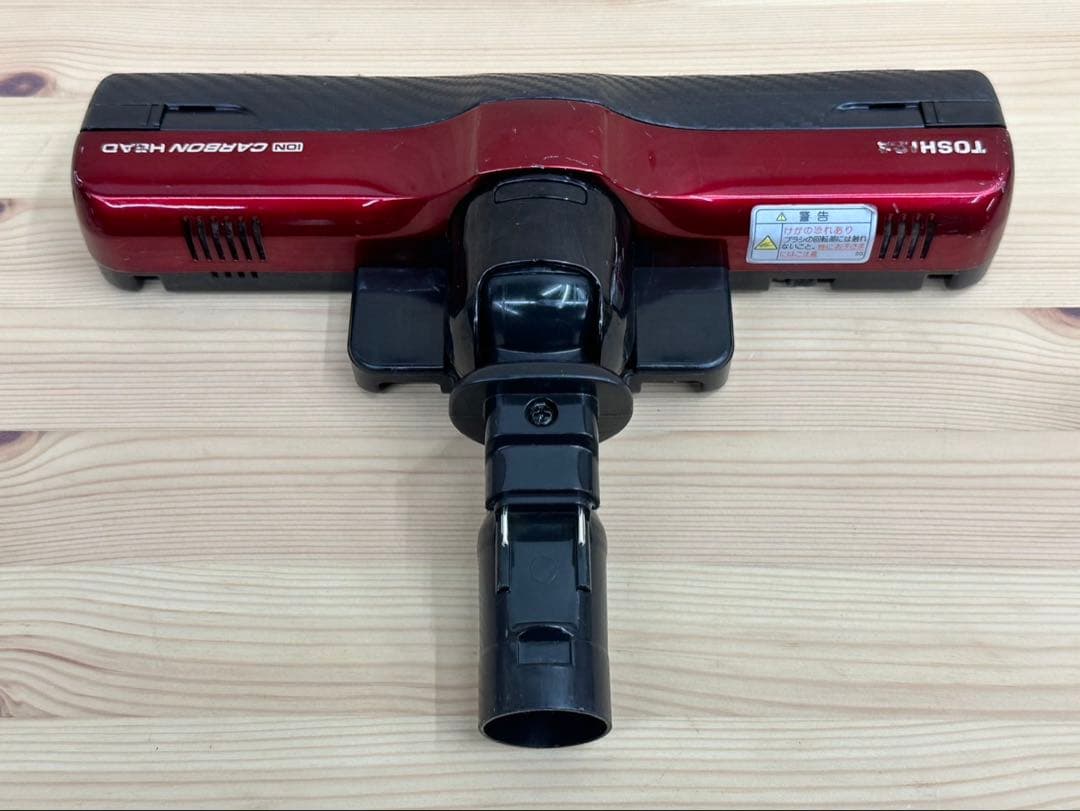 4145H698 希少　東芝　掃除機　VC-PG313 ヘッド　赤　動作保証品