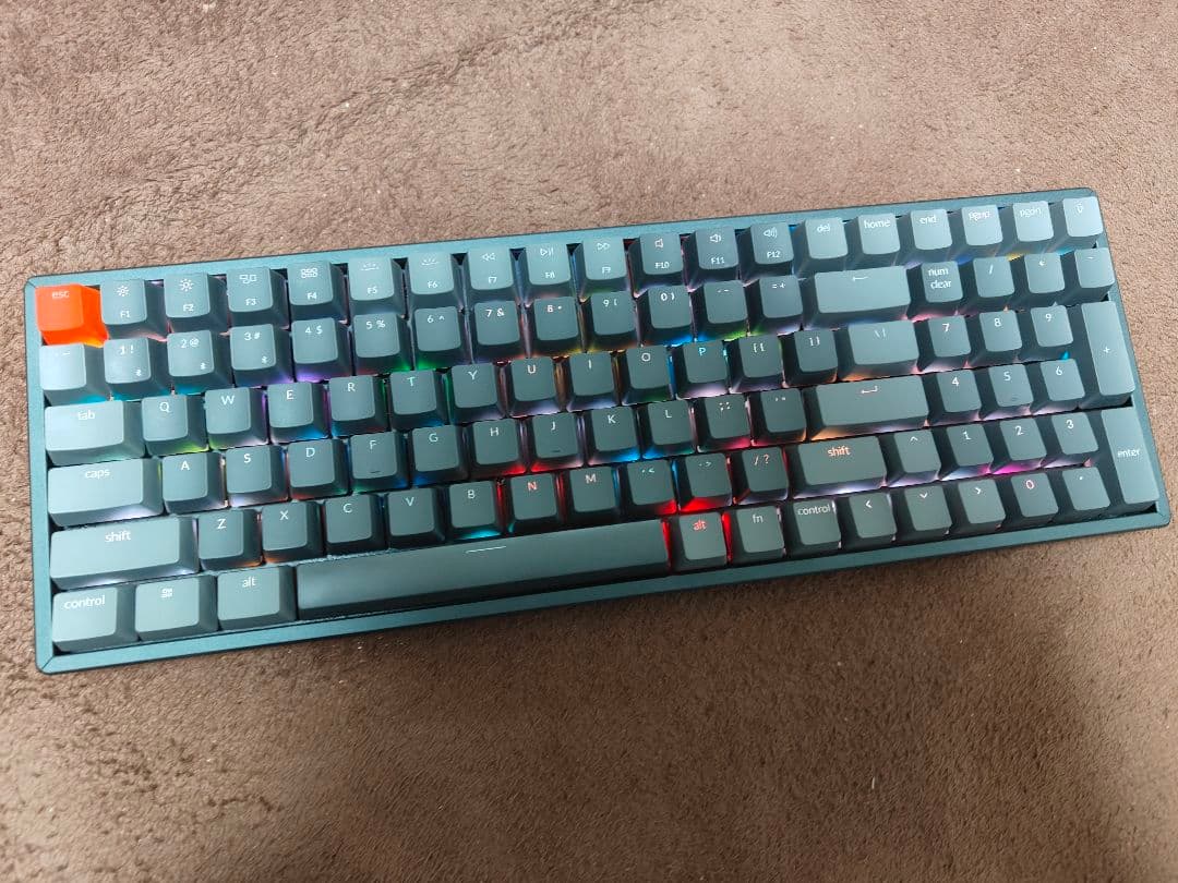 Keychron K4 V2 赤軸 メカニカルキーボード RGBライト テンキー