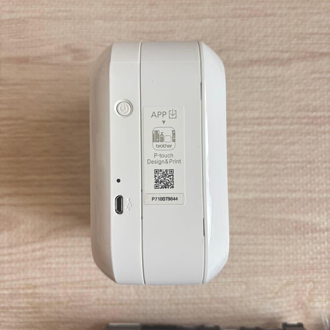 ブラザー ラベルライター ピータッチキューブ PT-P710BT テープセット