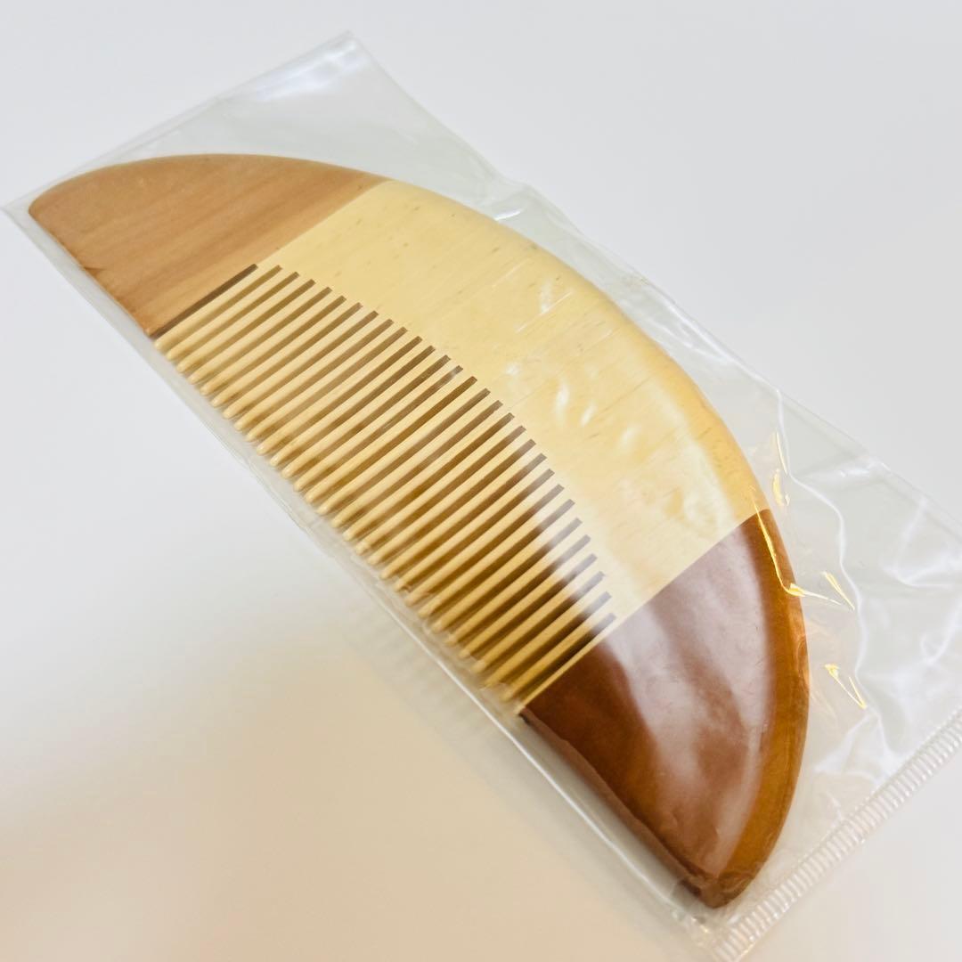 希少✨ 新品未使用 本つげ櫛 和風