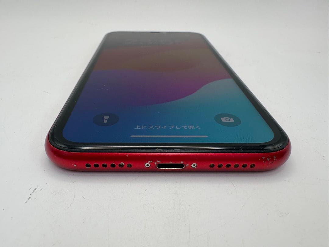 iPhone11 128GB レッド　バッテリー残量…82%